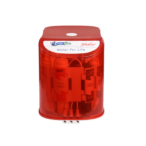 Puretech Yakut 6 Aşamalı Pompalı Su Arıtma Cihazı Kırmızı
